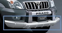 Накладка на передний бампер Toyota Land Cruiser Prado 120