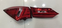 Стопы тюнинг Toyota Corolla 2012-2015 E180 (красные) стиль Lexus