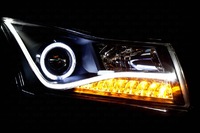 Альтернативная оптика - фары «Audi Style Black» на Chevrolet Cruze