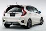 Ветровики - дефлекторы окон "Mugen" на Honda Fit 2014+