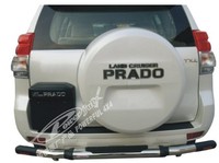 Защита заднего бампера - (дуга) Toyota Land Cruiser Prado 150