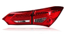Стопы тюнинг Toyota Corolla 2012-2015 E180 (красные) стиль Mercedes