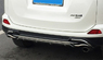 Диффузор переднего и заднего бампера Toyota Rav4 2016+