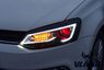 Фары тюнинг Volkswagen Polo 2011-2017 динамический поворотник "Daemon eye"