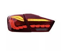 Стопы тюнинг Toyota Camry 50 2011-2014 красные LED