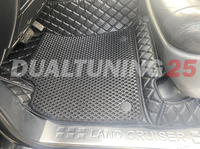 Коврики + вставки (комплект 4шт) EVA в салон для Toyota Land Cruiser 200