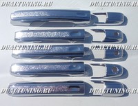 Хром накладки на ручки дверей Honda CR-V 01-04 (2 варианта)