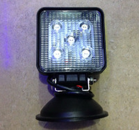 Светодиодная (LED) фара 18w 5smd квадратная