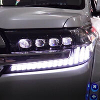 Фары динамические 4 LED линзы Toyota Land Cruiser 200 2016-