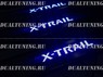 Накладки на пороги с подсветкой (метал) Nissan X-Trail T31 2007-2011