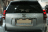 Стопы тюнинг диодные Toyota Land Cruiser Prado 150 (две белые полосы) + хром