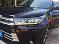 Фары LED тюнинг Toyota Highlander (XU50) 2016-2019 4 Линзы 