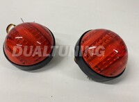 Катафоты LED тюнинг дополнительные стопы фонари в бампер Nissan Qashqai 2010-2014