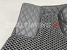 Коврики экокожа 3D + вставки EVA (комплект 6шт) в салон для Toyota Vellfire H20