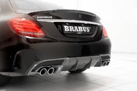 Накладка заднего бампера Brabus для Mercedes C-Class W205