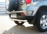 Защита заднего бампера дуга Chevrolet Niva (d63)