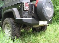 Силовой задний бампер Jeep Wrangler JK 