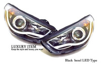 Альтернативная оптика (фары)  «Eagle eyes Audi Style» для Hyundai Tucson Ix35