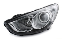 Фары (оптика) Hyundai Ix35 2009-2013 (темные, линза)