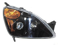 Фары (оптика) линза Honda CR-V 2004-2006 (черные)