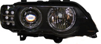 Оптика (фары) BMW X5 E53 2000-2006 (черные)