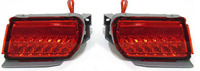 Стопы диодные (катафоты) дополнительные Toyota Land Cruiser Prado 150 в задний бампер (красные) ver 2