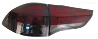 Стопы + вставки тюнинг диодные Mitsubishi Pajero Sport 2008+ дымчатые "Sonar"