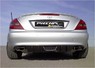 Карбоновый диффузор заднего бампера Piecha Design для Mercedes SLK R171 с 05/08