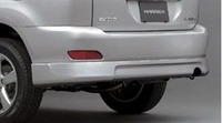 Задняя губа Lexus RX330 / Toyota Harrier 2003-2009 (белый)