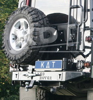 Задний силовой бампер Land Rover Defender без калитки