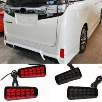 Стопы LED (катафоты) Toyota Alphard / Vellfire 30 в задний бампер 3 режима