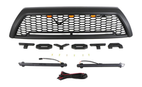 Решетка радиатора тюнинг LED с огнями Toyota 4runner 2006-2009 #2