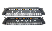 Решетка радиатора тюнинг LED с огнями Toyota 4runner 2012-2015