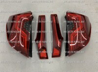 Стопы диодные + динамический поворотник Honda Fit 2013+ красные