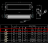 Светодиодная балка Aurora 12 диодов 60 Ватт ALO-M-D6D1-6 Комби D6 M