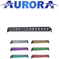 Светодиодная балка Aurora 45 диодов 225 Ватт ALO-D6T-30-P23Q дальний +RGB
