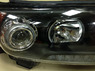 Оптика (фары) светодиодная Toyota Land Cruiser 200 черные 