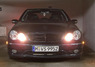 Альтернативная оптика (фары) Mercedes c-class w203 (хром+линза)