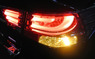 Стопы (фары)  LED «BMW F-series Style» для Kia Cerato Forte Sedan (дымчатые, хром)