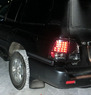 Стопы (фары) диодные для Toyota Land Cruiser 100 (черные)