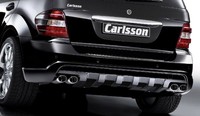 Накладка на задний бампер Carlsson для Mercedes ML W164 до 09/08