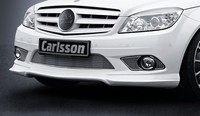 Накладка на передний бампер (губа) Carlsson для Mercedes C-Class W204