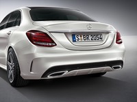 Задний бампер AMG для Mercedes C-Class W205
