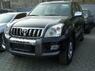 Накладка на передний бампер - дуга (защита) Toyota Land Cruiser Prado 120