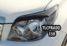 Накладки на фары (реснички) Toyota Land Cruiser Prado 150 2009-2013