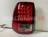 Стопы Toyota Land Cruiser 100 1998-2007 (стиль Lexus) красные